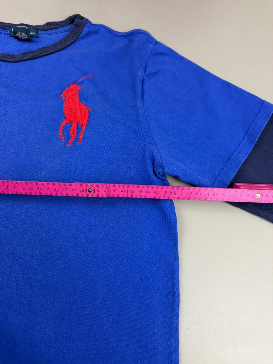 Polo Ralph Lauren Archive "Double Layer" Longsleeve - Royal Blue - Past Pieces