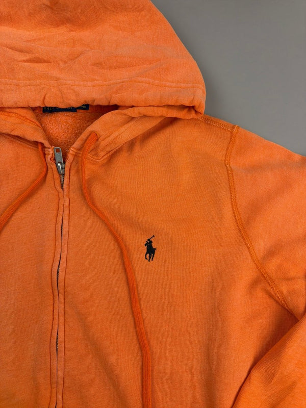 Polo Ralph Lauren Classic Zip Hoodie - Faded Neon Orange