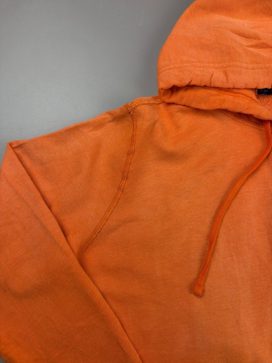 Polo Ralph Lauren Classic Zip Hoodie - Faded Neon Orange - Past Pieces