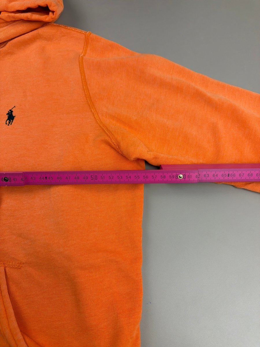 Polo Ralph Lauren Classic Zip Hoodie - Faded Neon Orange - Past Pieces