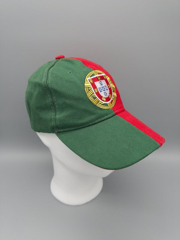 Portugal National Federation "Lisboa" Souvenir Cap - Green & Red Colorblock