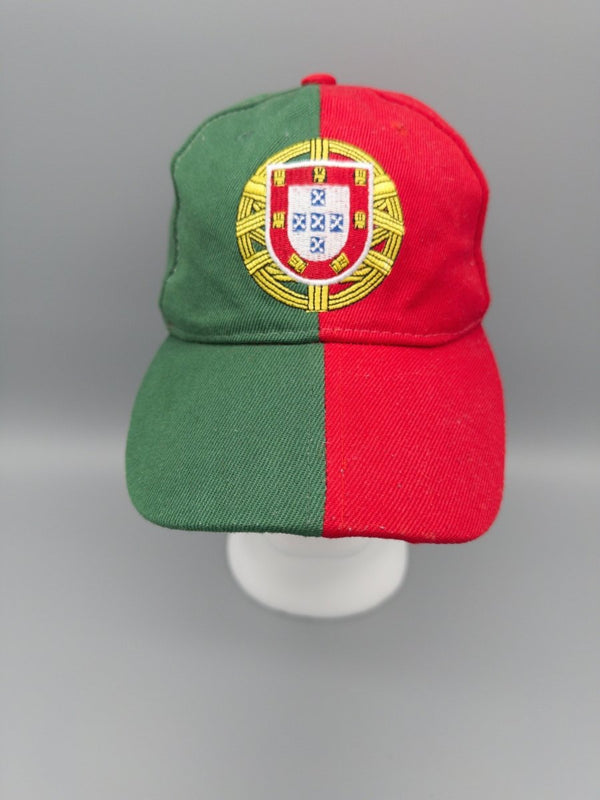 Portugal National Federation "Lisboa" Souvenir Cap - Green & Red Colorblock