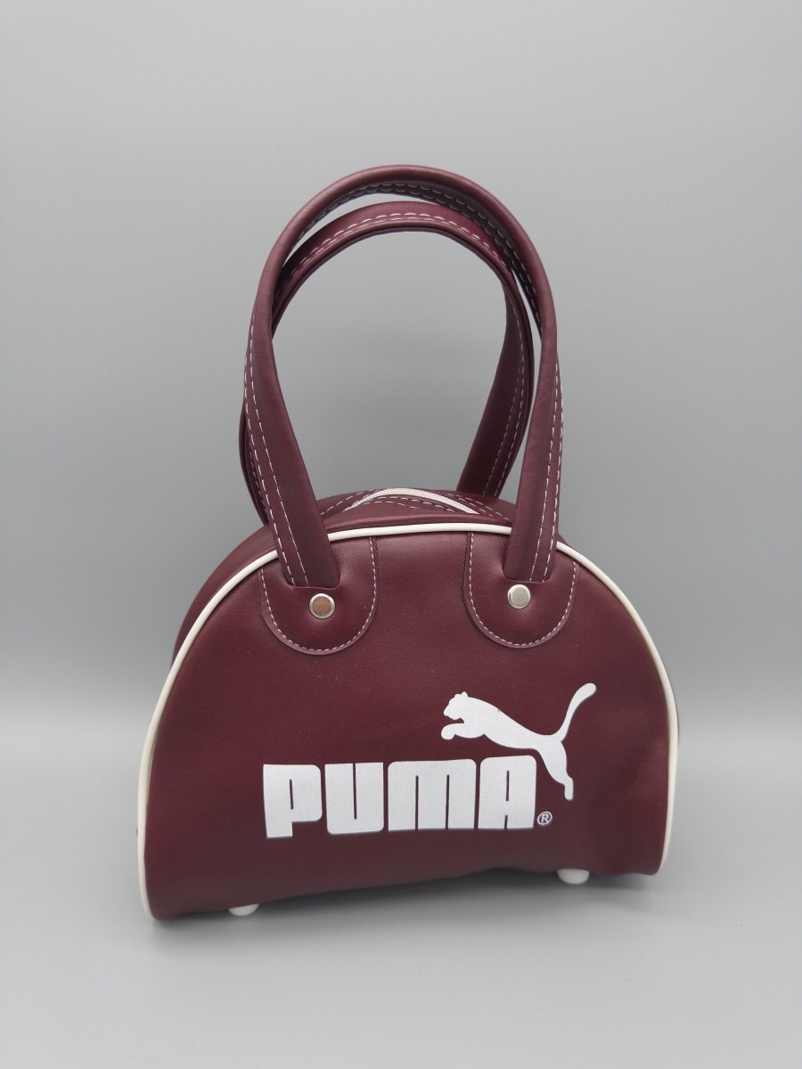 Puma Retro Sport "Blaze" Mini Bowling Bag - Burgundy / Y2K Chic - Past Pieces