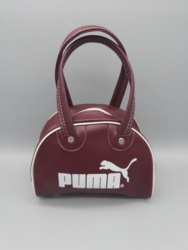 Puma Retro Sport "Blaze" Mini Bowling Bag - Burgundy / Y2K Chic