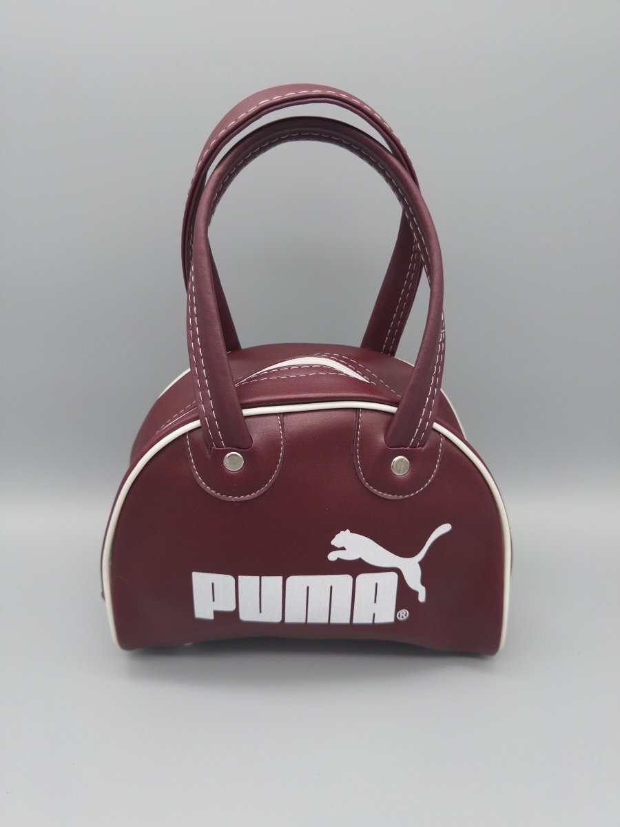 Puma Retro Sport "Blaze" Mini Bowling Bag - Burgundy / Y2K Chic - Past Pieces