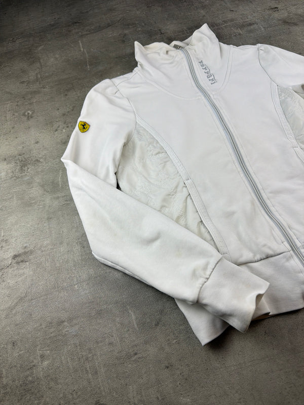 Puma Scuderia Ferrari Y2K Quilted Trackjacket - White / Silver
