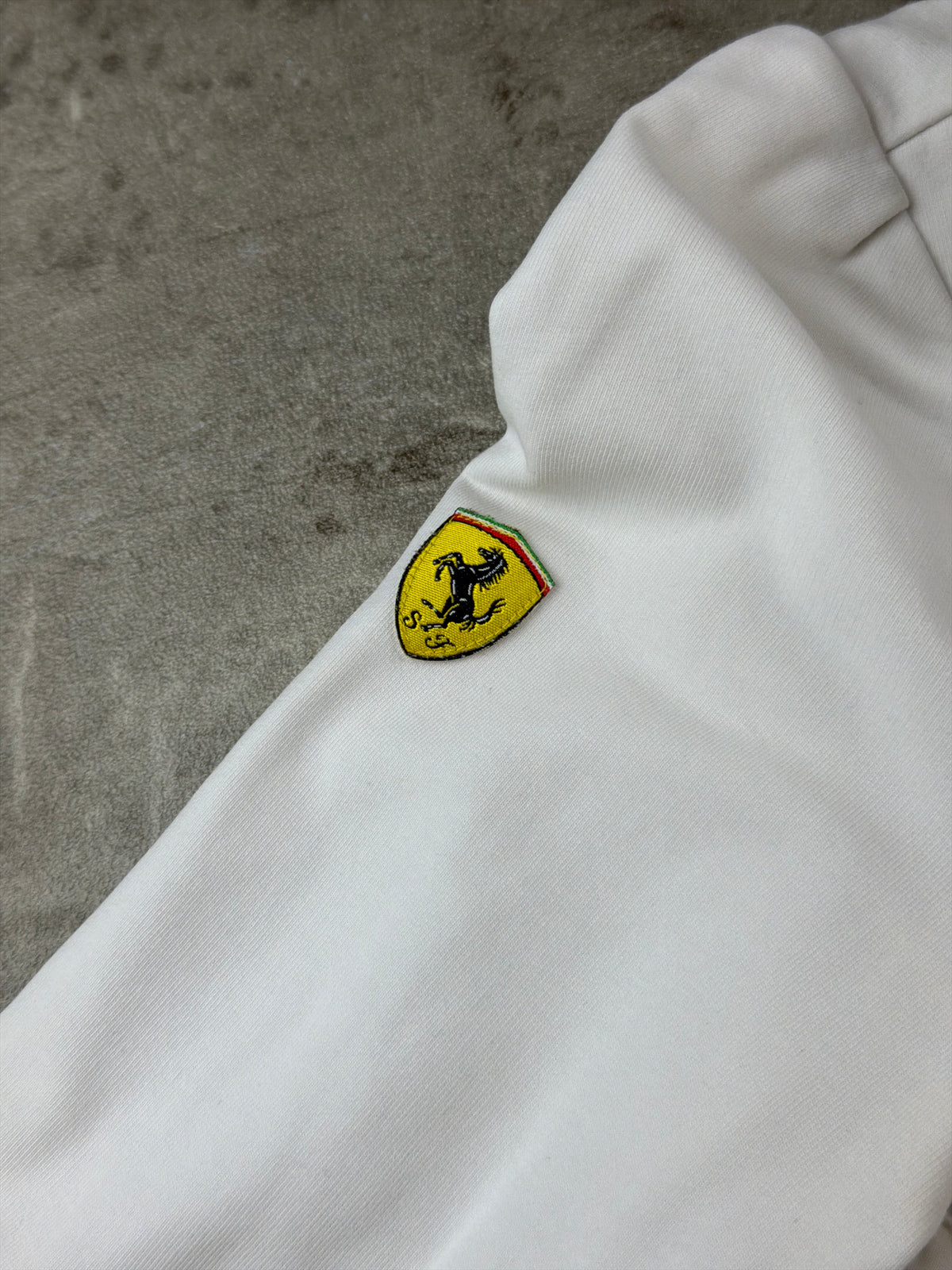 Puma Scuderia Ferrari Y2K Quilted Trackjacket - White / Silver - Past Pieces