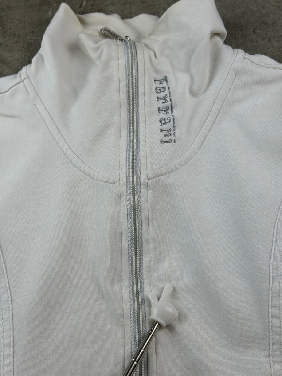 Puma Scuderia Ferrari Y2K Quilted Trackjacket - White / Silver - Past Pieces