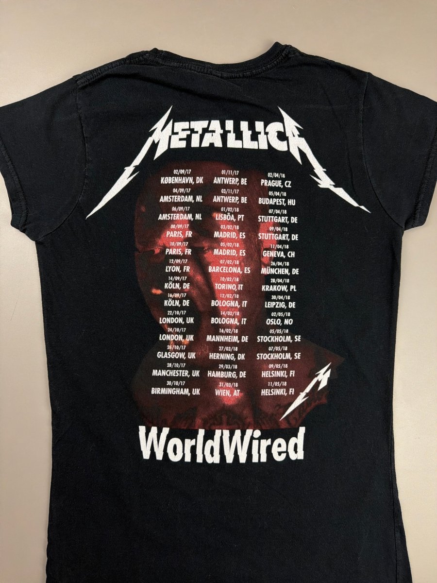 Rare Metallica World Wired Tour "Hardwired" Graphic Tee - Multi - Color - Past Pieces