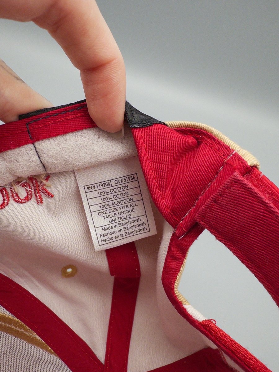 Reebok x NFL San Francisco 49ers Archive Style Cap - Red/Gold - Past Pieces