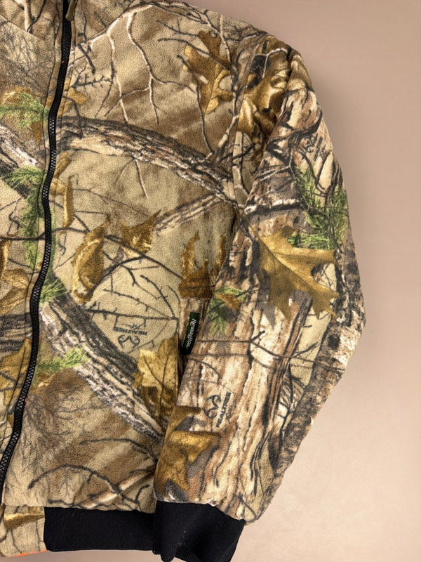 Remington "Blaze" Reversible Fleece Jacket - RealTree Camo / Safety Orange Gorpcore