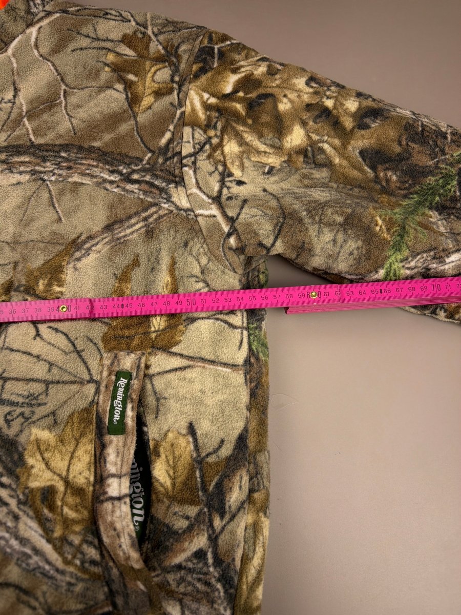 Remington "Blaze" Reversible Fleece Jacket - RealTree Camo / Safety Orange Gorpcore - Past Pieces
