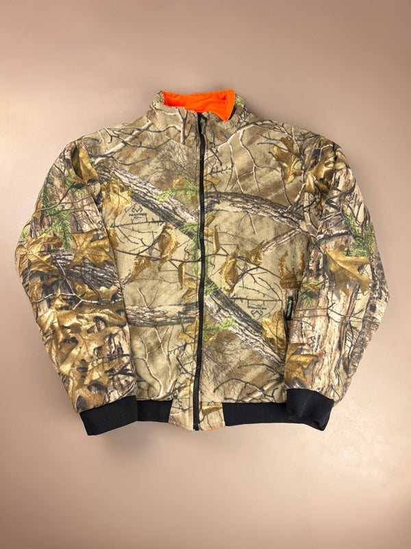Remington "Blaze" Reversible Fleece Jacket - RealTree Camo / Safety Orange Gorpcore