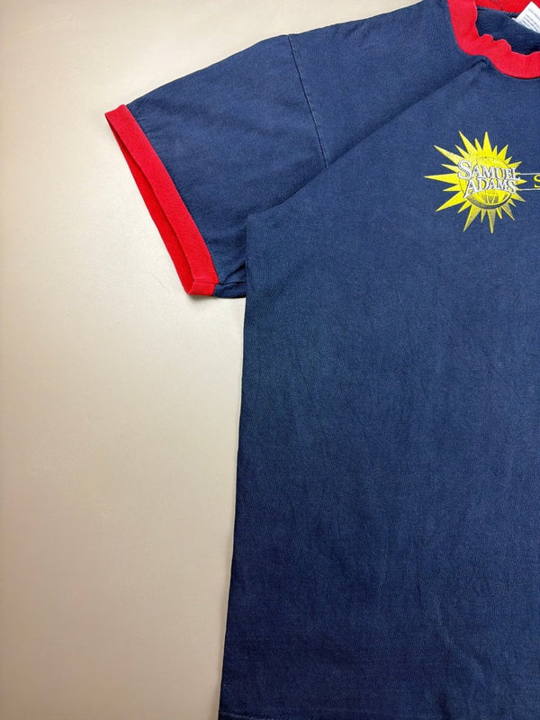 Samuel Adams "Summer Jam" Graphic Ringer Tee - Navy Red