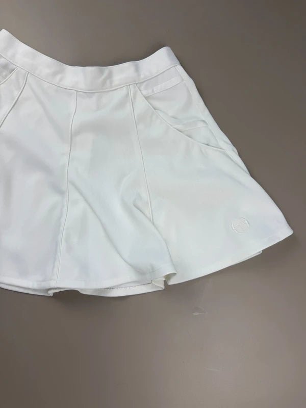 Sergio Tacchini Archive "Match Point" Mini Skirt - All White Coquette