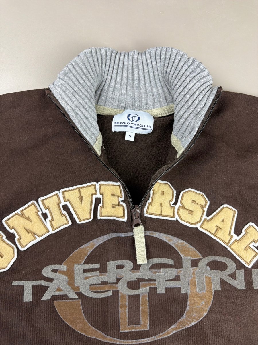 Sergio Tacchini "Universal" Quarter Zip Sweater - Earthy - Past Pieces