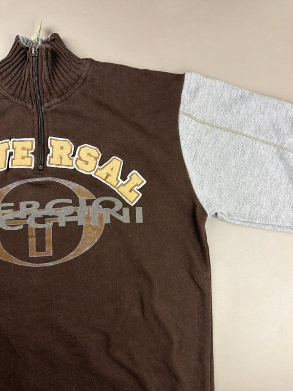 Sergio Tacchini "Universal" Quarter Zip Sweater - Earthy