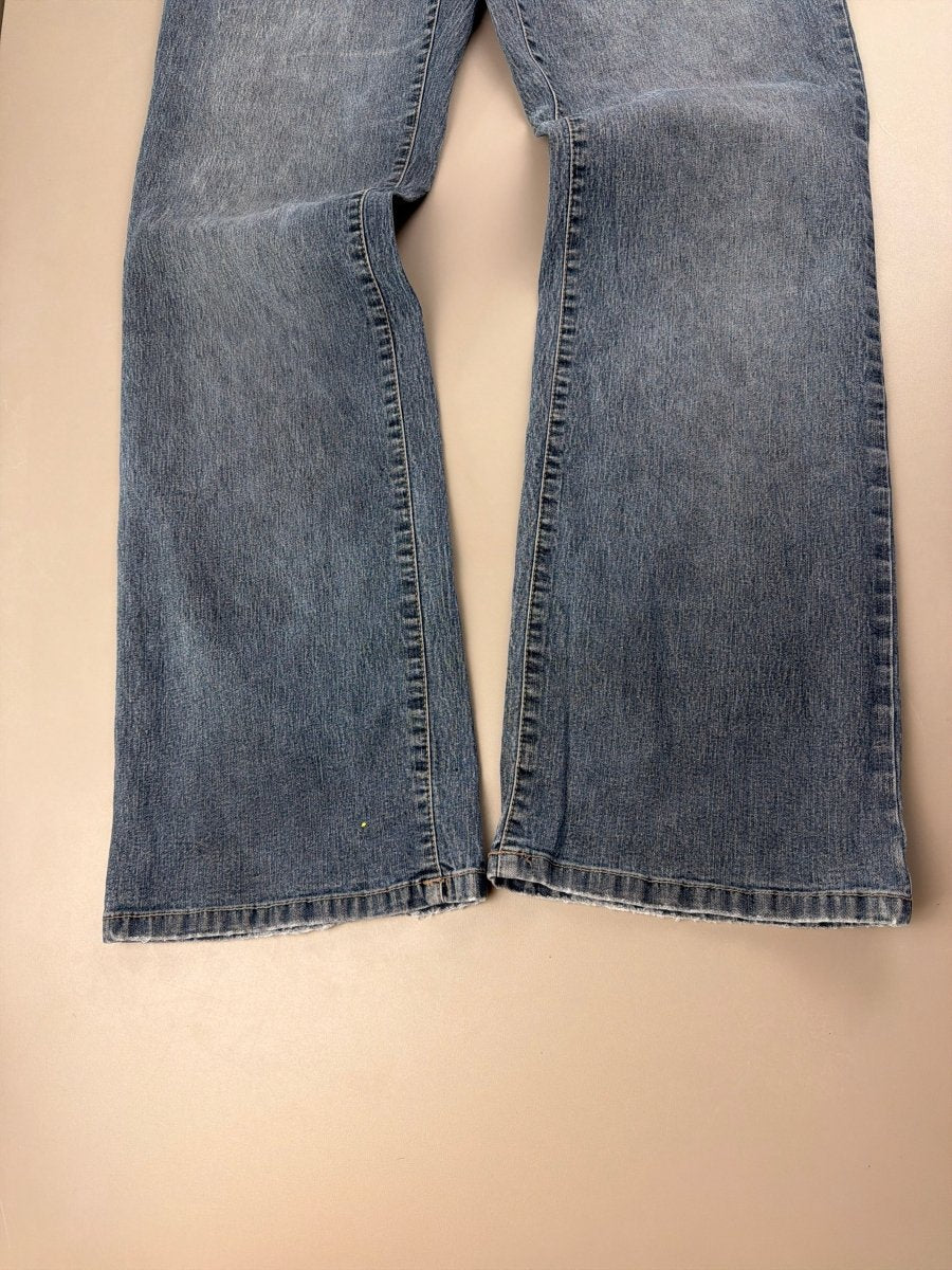 Sonoma Life+Style "Vixen" Flared Denim - Studded Y2K Low Waist - Past Pieces