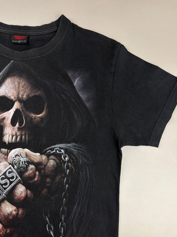 Spiral Direct "Grim Reaper Boss" Graphic Tee - Black