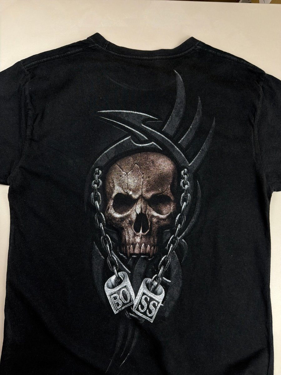 Spiral Direct "Grim Reaper Boss" Graphic Tee - Black - Past Pieces