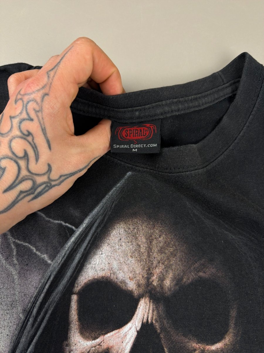 Spiral Direct "Grim Reaper Boss" Graphic Tee - Black - Past Pieces