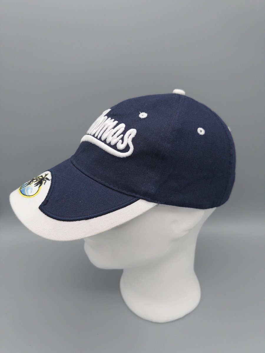 St. Thomas "Tropical Paradise" Souvenir Cap - Navy/White - Past Pieces