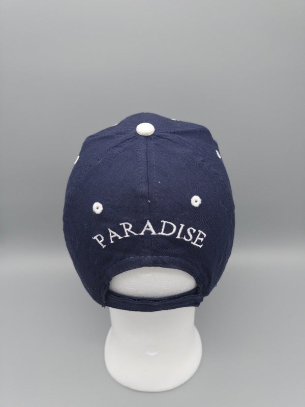 St. Thomas "Tropical Paradise" Souvenir Cap - Navy/White