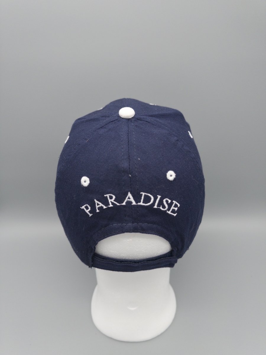St. Thomas "Tropical Paradise" Souvenir Cap - Navy/White - Past Pieces