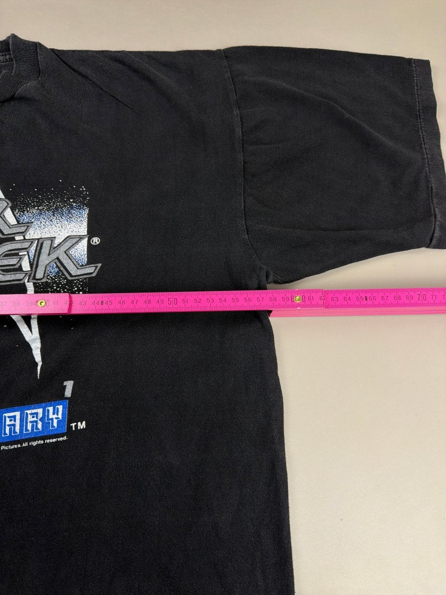 Star Trek 1991 "25th Anniversary" Galactic Graphic Tee - Faded Black - Past Pieces