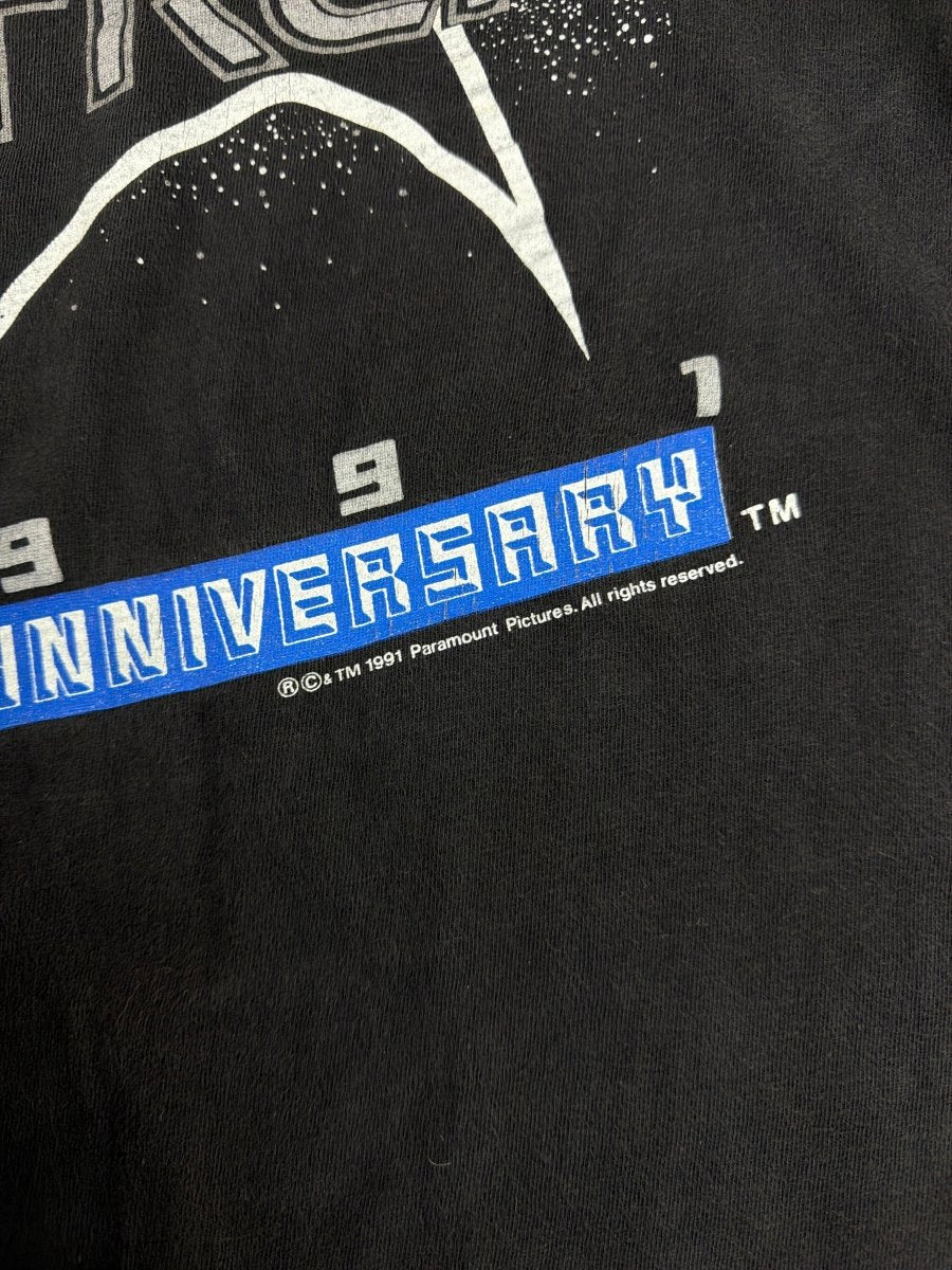 Star Trek 1991 "25th Anniversary" Galactic Graphic Tee - Faded Black - Past Pieces