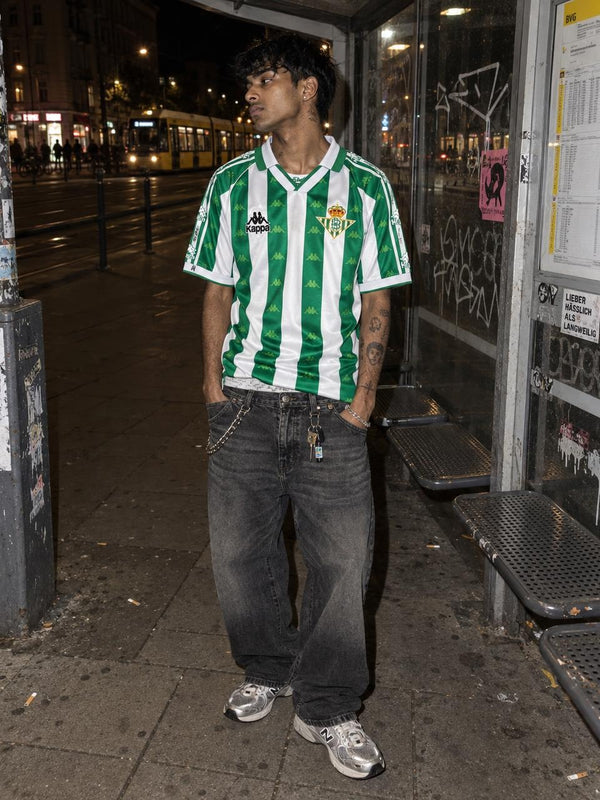 Kappa Real Betis Home Trikot - Green / White Blokecore Vintage