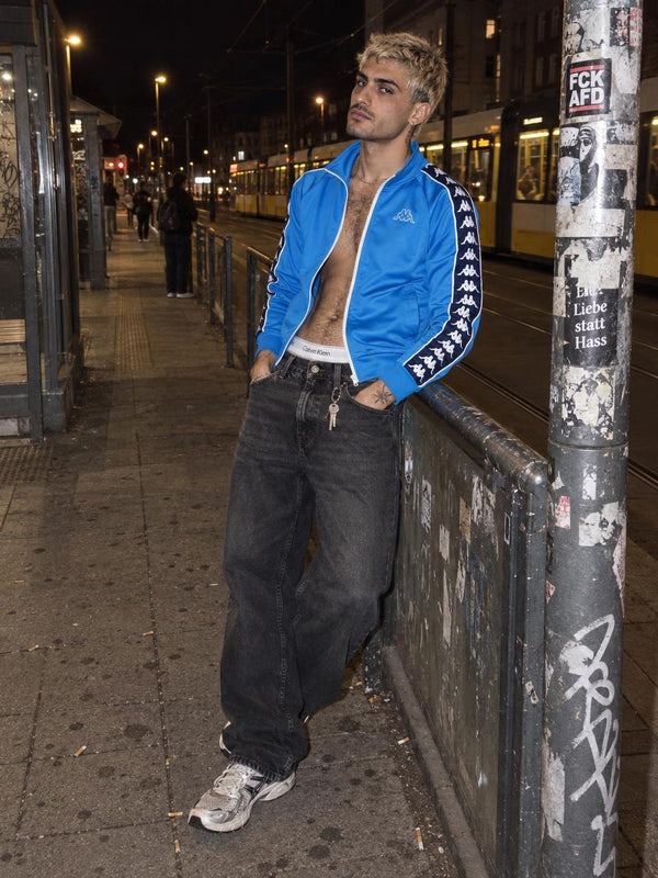 Kappa Banda Y2K Trackjacket - Sky Blue / Navy Blue