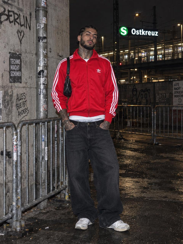 Adidas Originals "Firebird" Trackjacket - Red / White