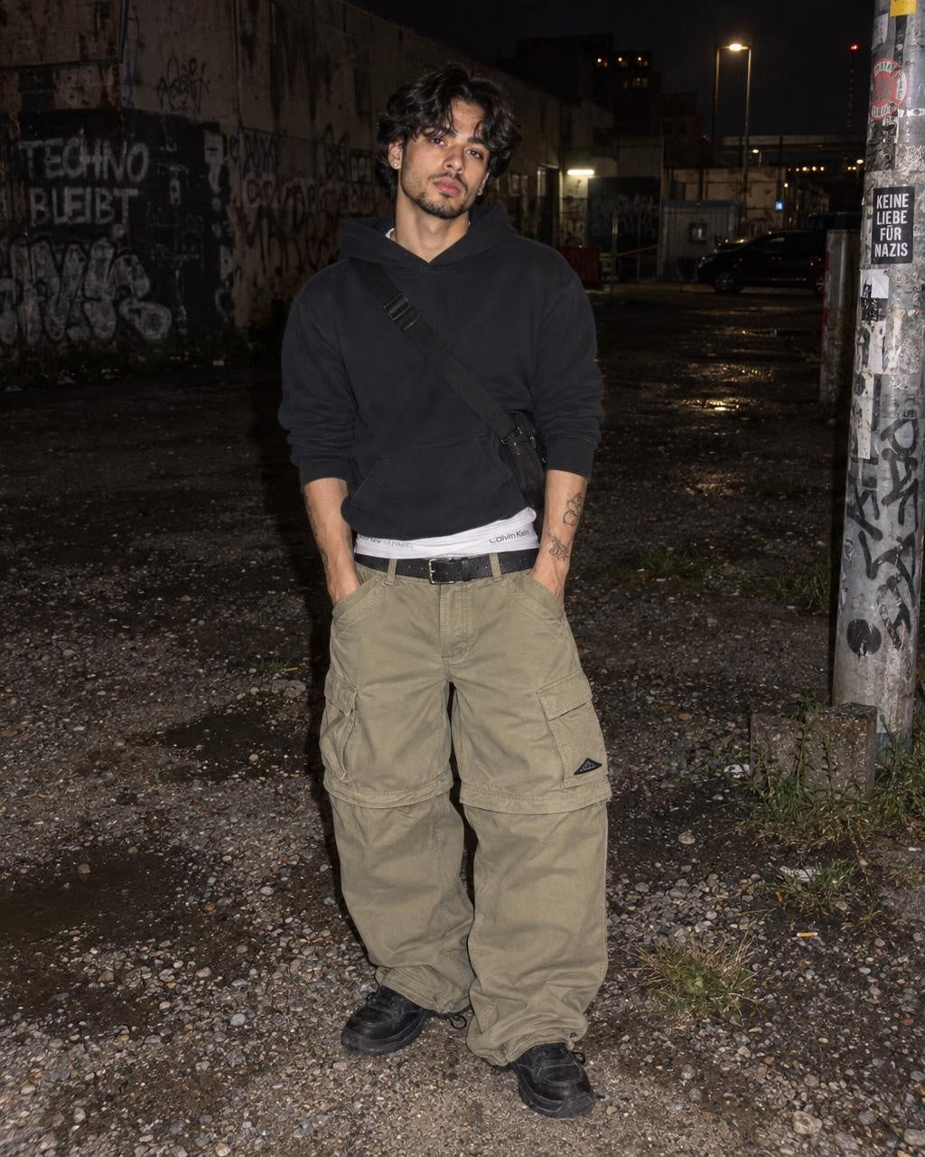 Adidas Y2K Zip-Off Baggy Cargo Pants - Khaki Gorpcore – getragen