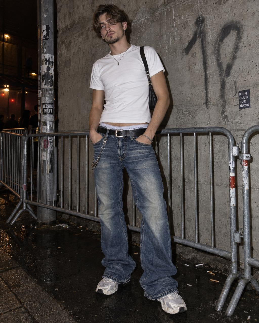 Levi's "512" Bootcut Y2K Faded Denim Jeans - Washed Blue – getragen