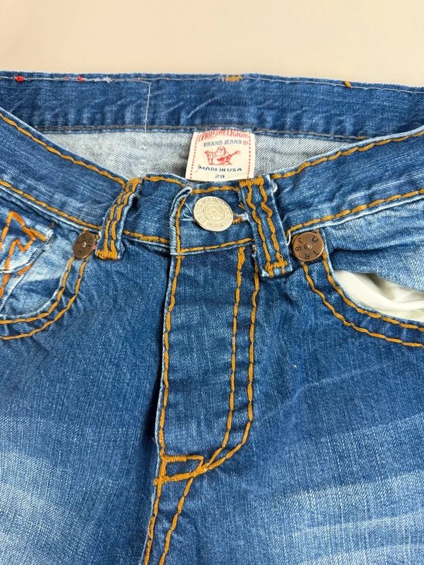 True Religion Archive "Billy Big T" Denim - Contrast Stitch Indigo
