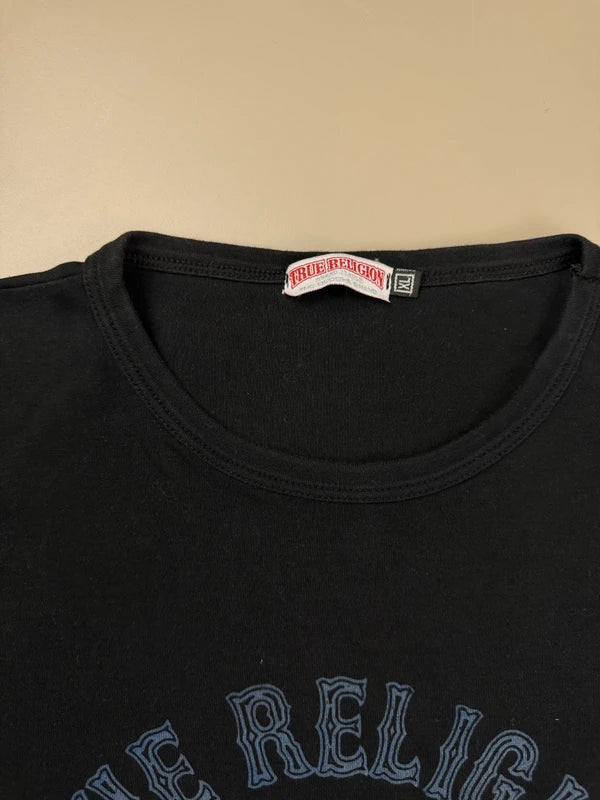 True Religion Archive "Diamond Skull" Tee - Washed Black - Past Pieces