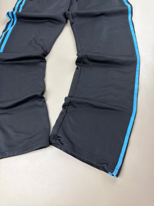 Vintage Adidas Track Pants - Black & Cyan