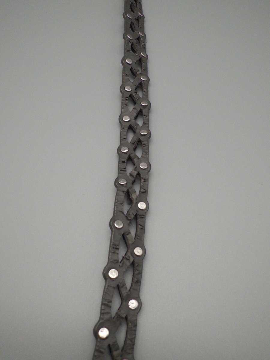 Vintage "Petal & Stud" Rosette Belt - All Black - Past Pieces