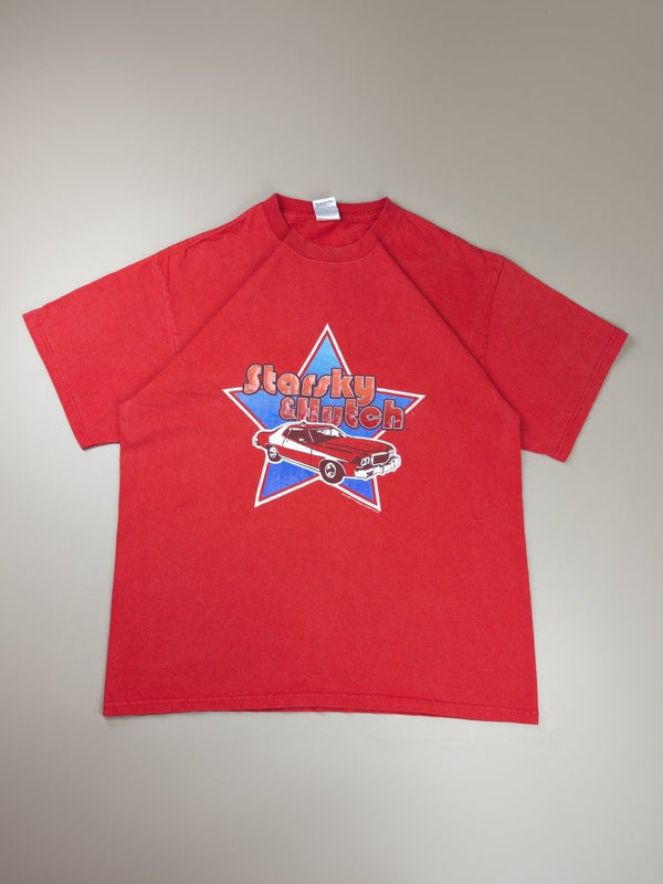 Vintage Starsky & Hutch "2004 Promo" Graphic Tee - Faded Red