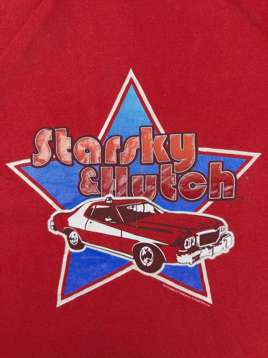 Vintage Starsky & Hutch "2004 Promo" Graphic Tee - Faded Red - Past Pieces