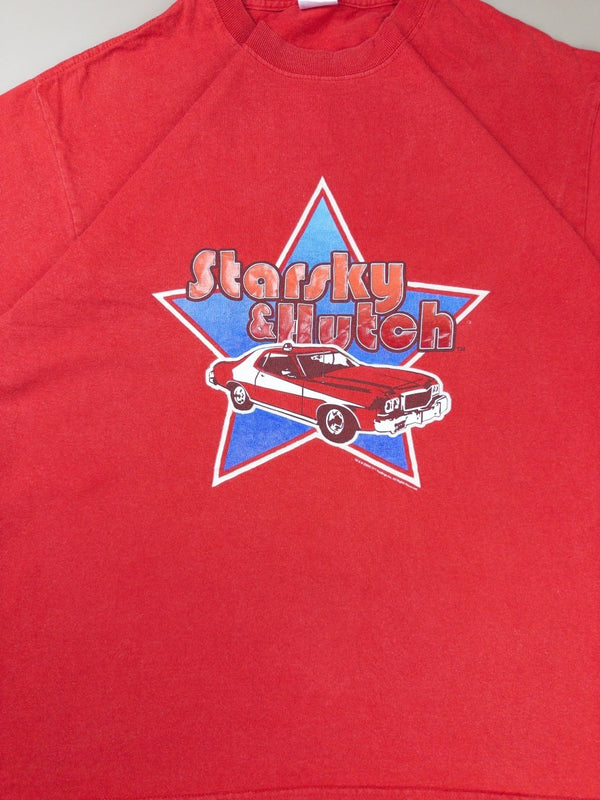 Vintage Starsky & Hutch "2004 Promo" Graphic Tee - Faded Red