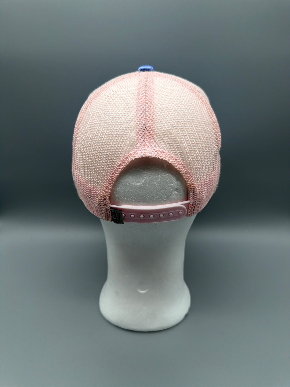 Von Dutch Originals Y2K Satin Trucker Cap - Baby Blue / Pink - Past Pieces