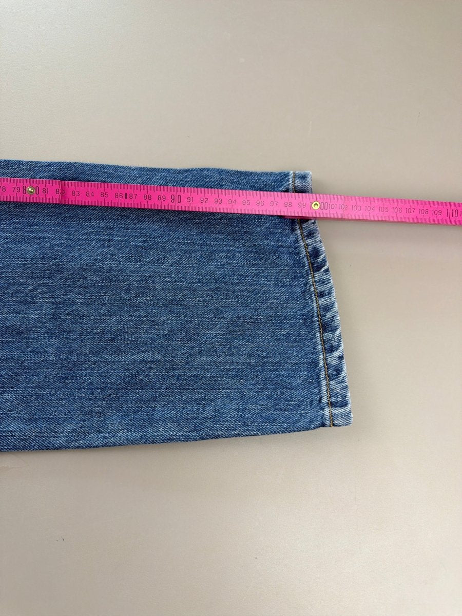 Wrangler "Texas 1947" Custom EMO Graphic Denim - Neon Green Cyber Blue - Past Pieces