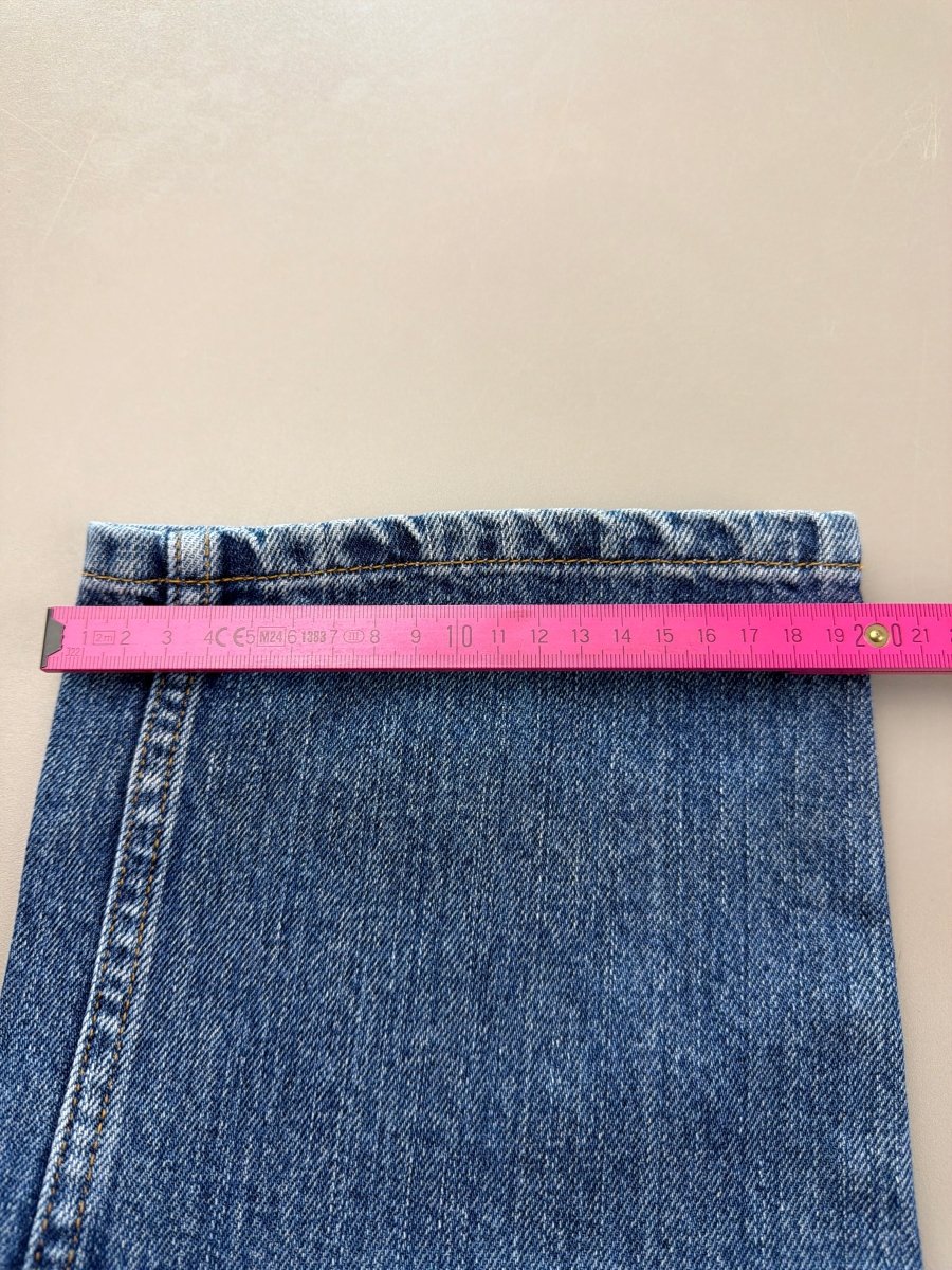 Wrangler "Texas 1947" Custom EMO Graphic Denim - Neon Green Cyber Blue - Past Pieces
