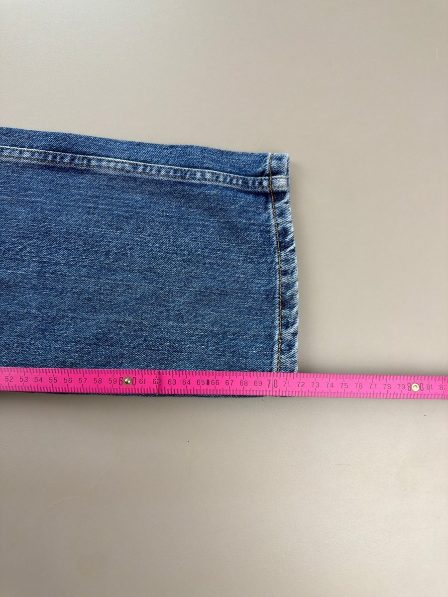 Wrangler "Texas 1947" Custom EMO Graphic Denim - Neon Green Cyber Blue - Past Pieces