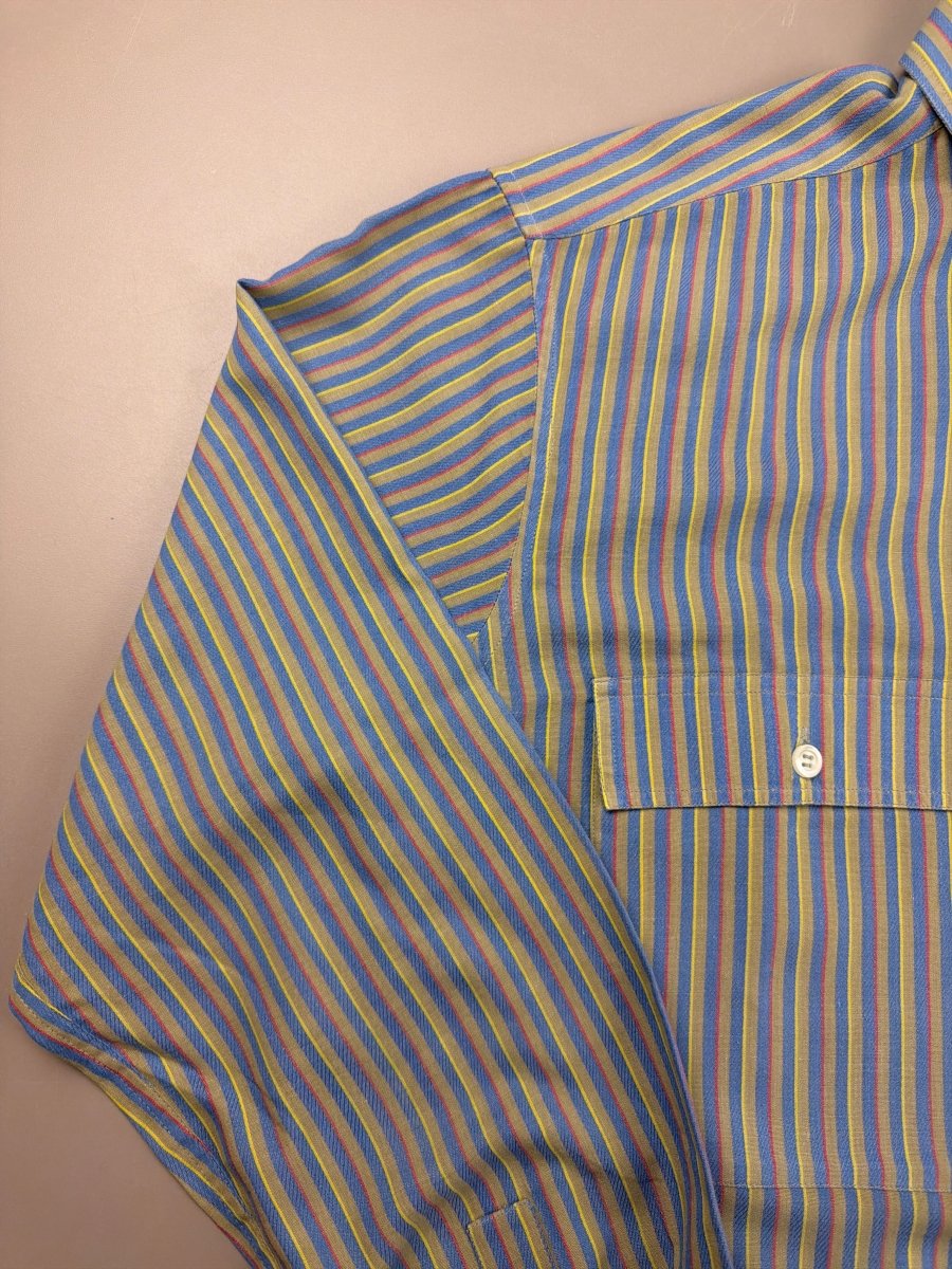 Yves Saint Laurent Archive Striped "Chemise" - Indie Sleaze Multicolor - Past Pieces