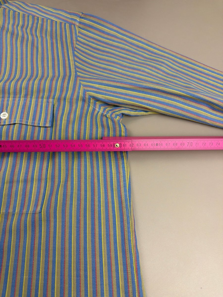 Yves Saint Laurent Archive Striped "Chemise" - Indie Sleaze Multicolor - Past Pieces