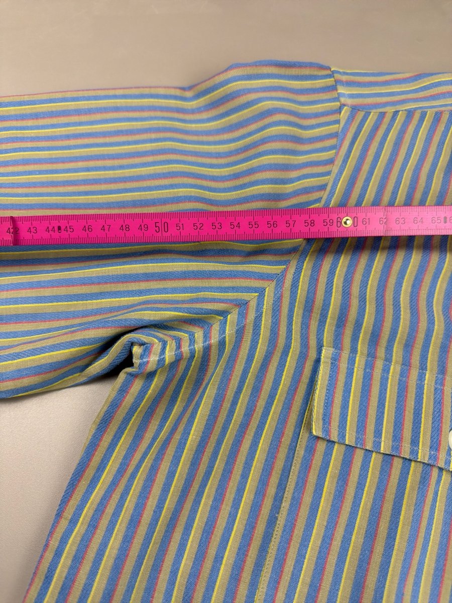 Yves Saint Laurent Archive Striped "Chemise" - Indie Sleaze Multicolor - Past Pieces
