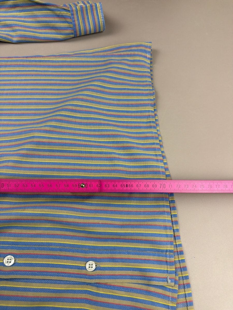 Yves Saint Laurent Archive Striped "Chemise" - Indie Sleaze Multicolor - Past Pieces